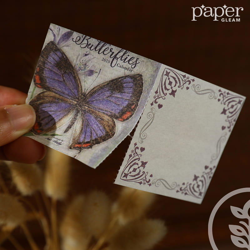 Papier de base décoratif série Papillon (42 pièces)
