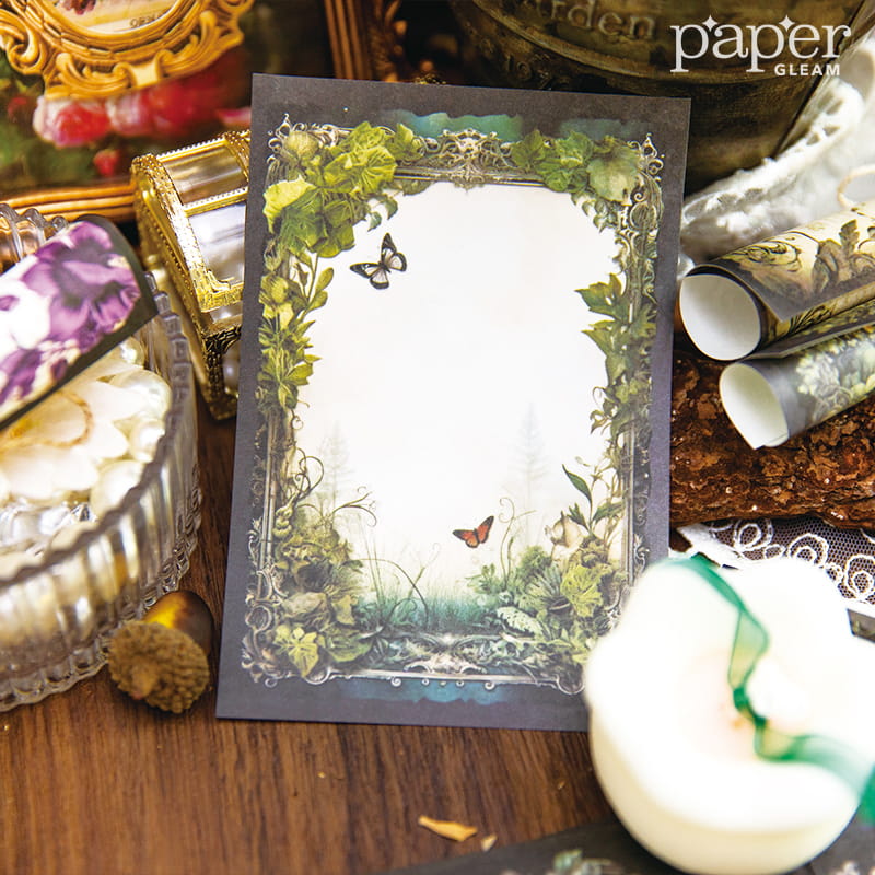 30 pièces de papier décoratif série Dark Rose