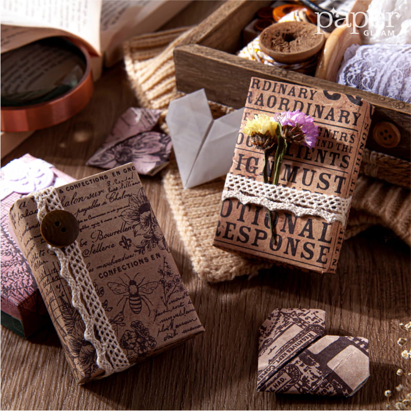 30 pièces de papier décoratif pour vieux manuscrits