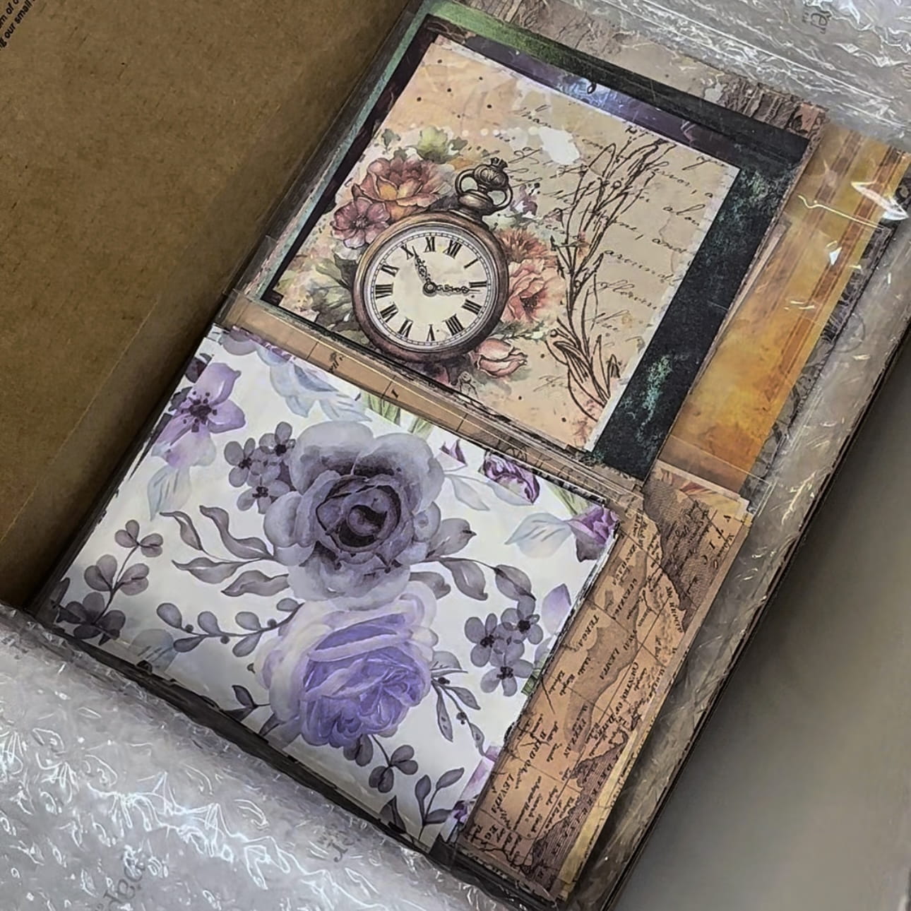 Vintage-Inspired Ephemera Scrapbooking Mystery Box
