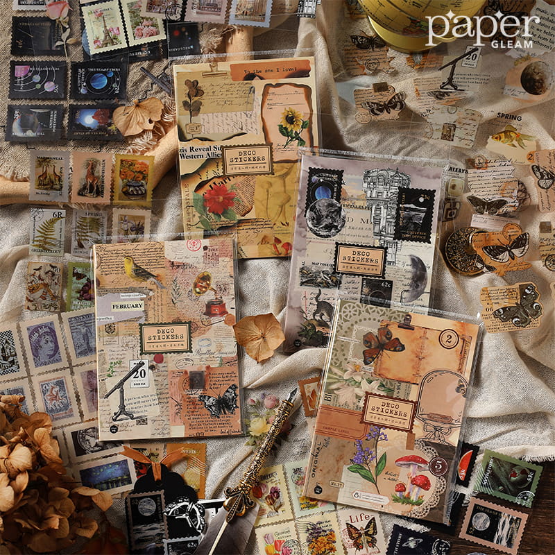 20 Sheets Pre-cut PET Sticker Book