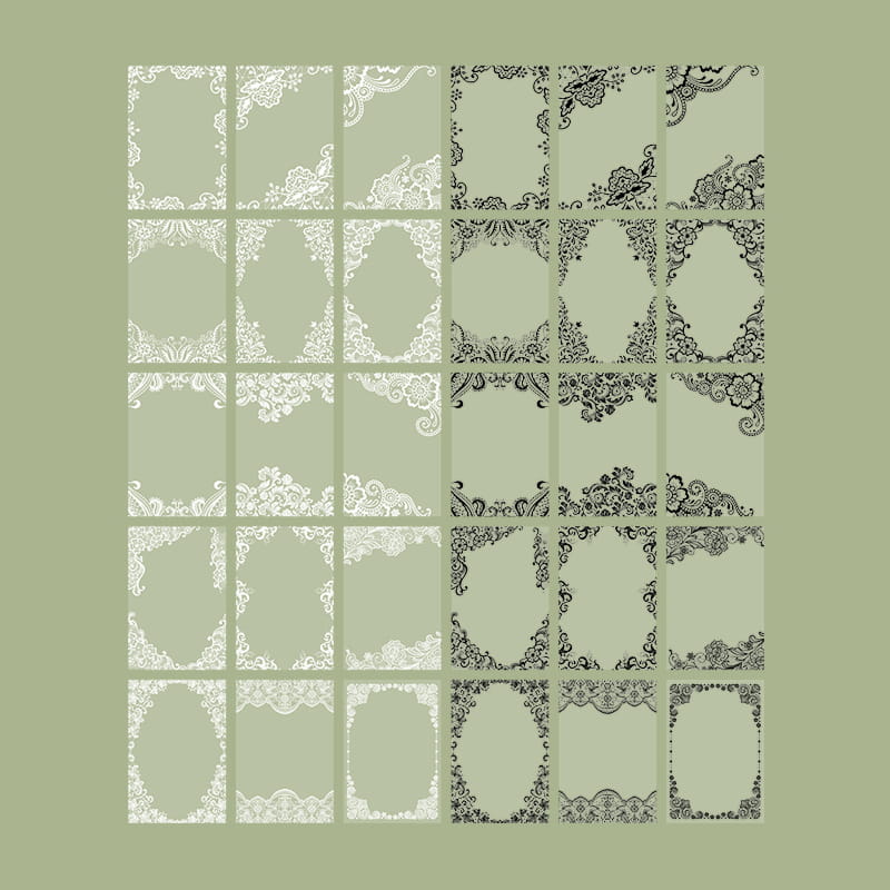 30 Pcs Lace Fantasy PET Sticker Book