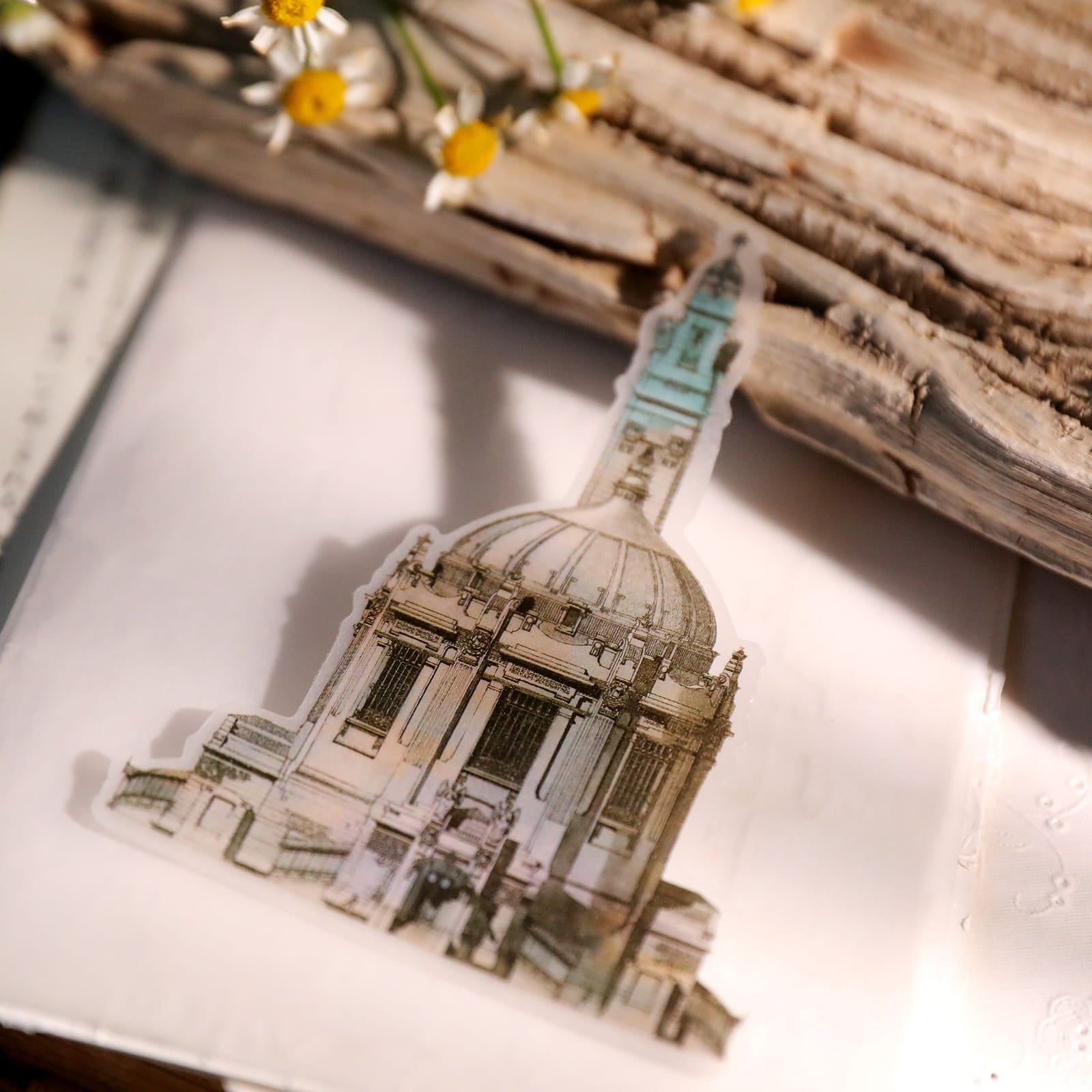 Vintage Vellum Stickers (63 Pcs)