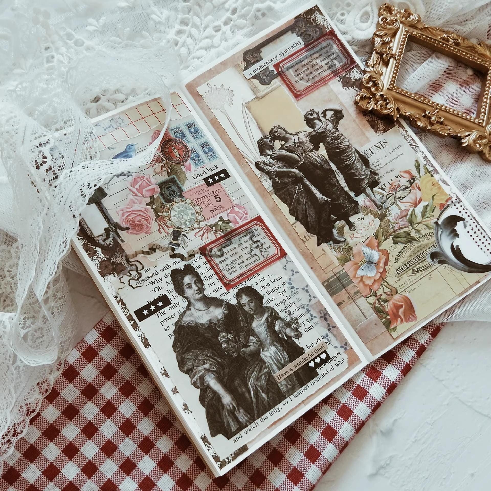 Vintage Vellum Stickers (63 Pcs)