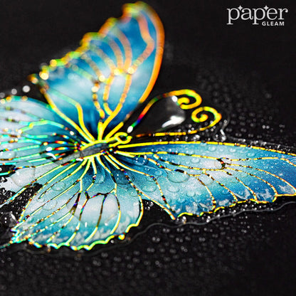 20 Pcs Butterfly's Dream Stamping PET Stickers