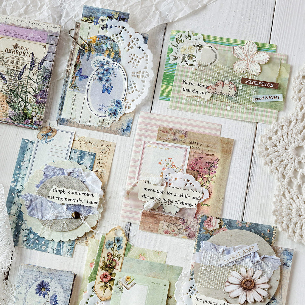 100 PCS Vintage Rustic Manor Series Material Pack