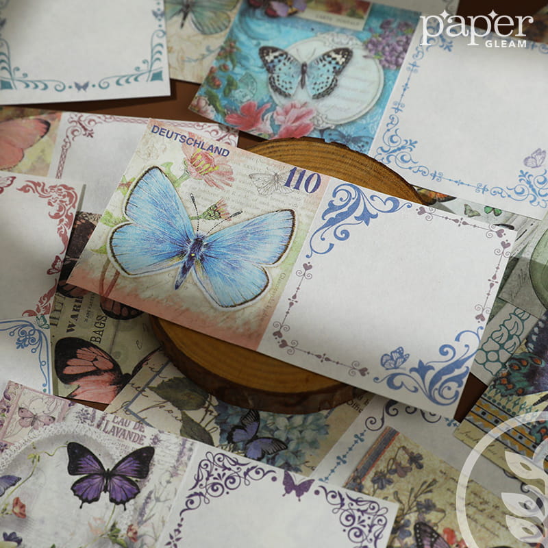 Butterfly Series Decorative Base Paper (42 Pcs)