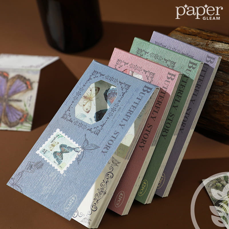 Butterfly Series Decorative Base Paper (42 Pcs)