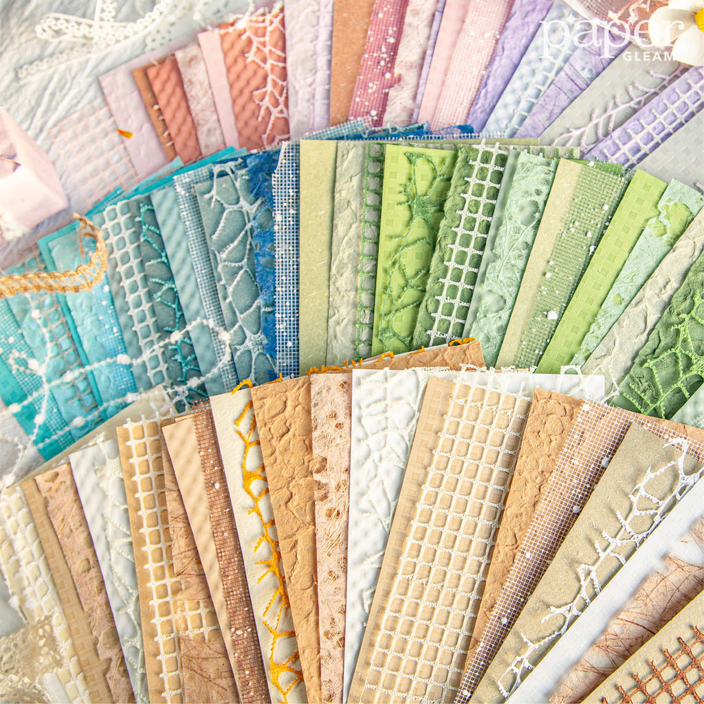 16 Pcs Mixed Speciality Material Paper Pack