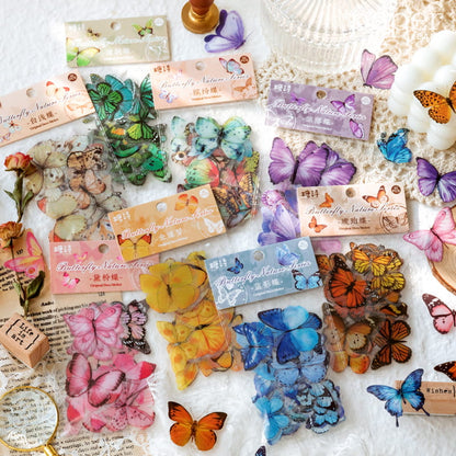 40 Pcs PET Butterflies Sticker Pack