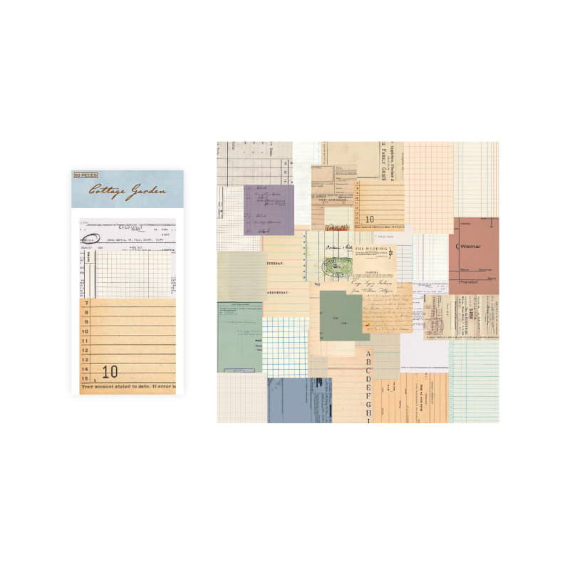 60 pièces de papier classique 
