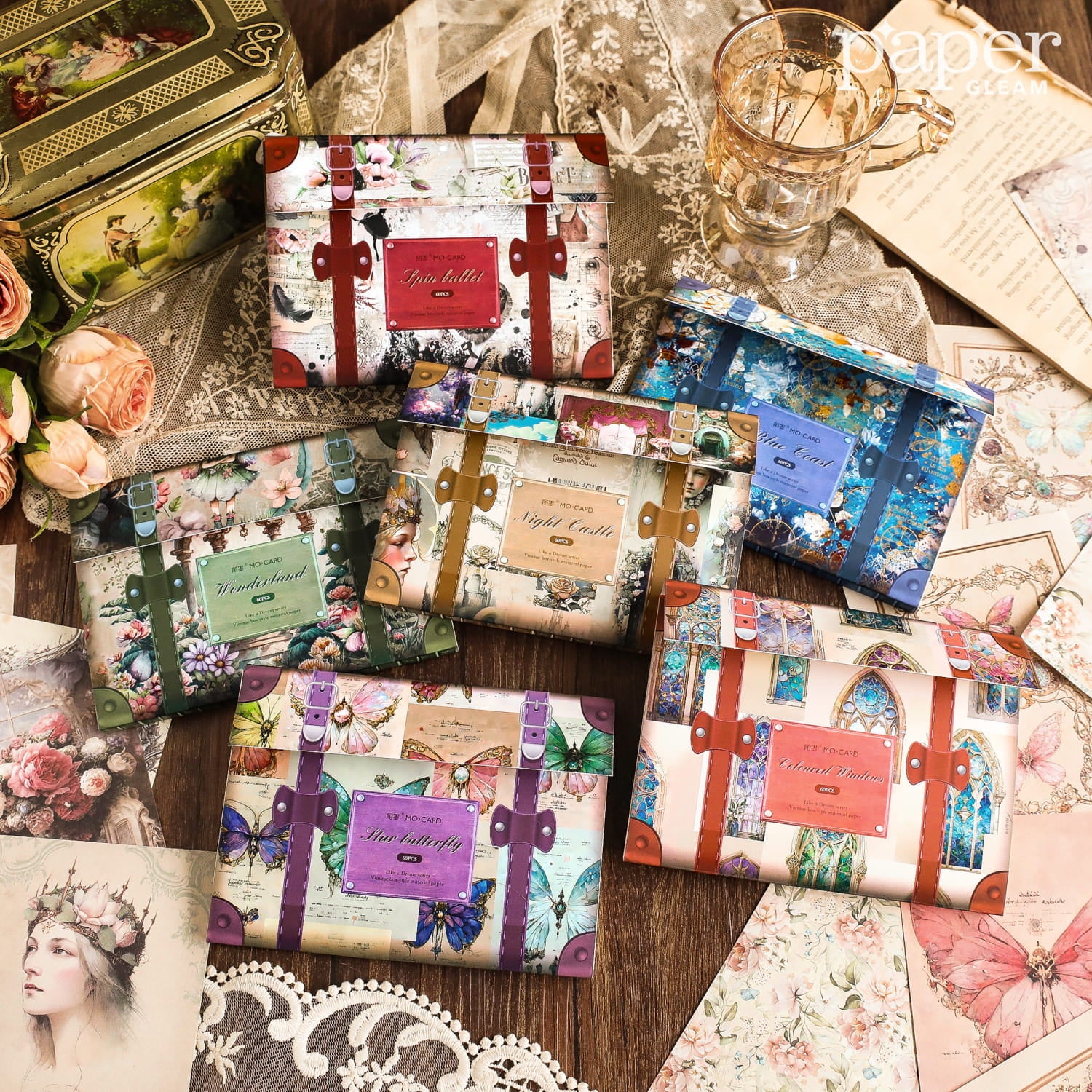 60-teiliges Deko-Materialpaket der Dream Glaze-Serie