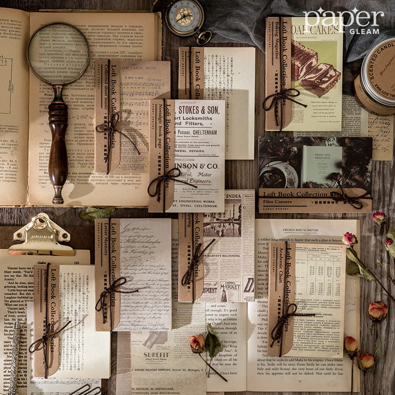 Lot de 60 livres en papier vintage 