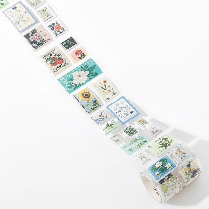 Vintage Coated Paper Stamp Tape (2m)