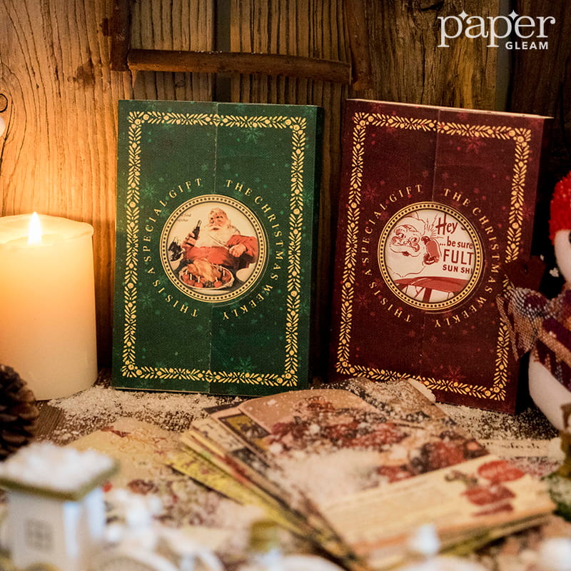 Lot de 50 feuilles de papier à thème de Noël