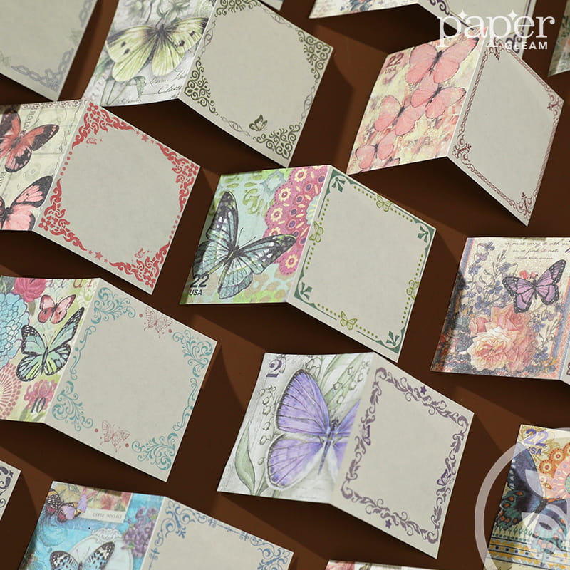 Butterfly Series Decorative Base Paper (42 Pcs)