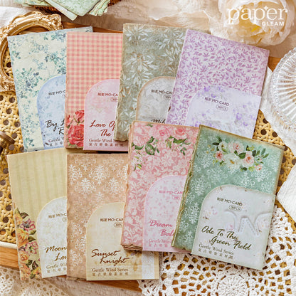 30 Pcs Gentle Wind Series Deco Material Paper