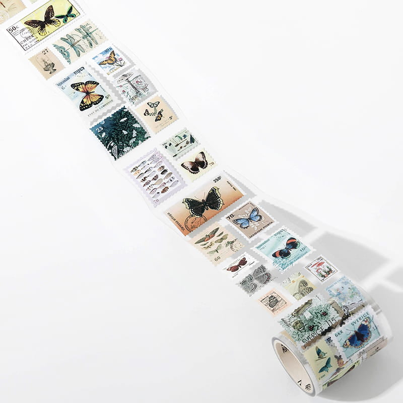 Vintage Coated Paper Stamp Tape (2m)