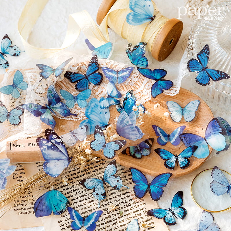 40 Pcs PET Butterflies Sticker Pack