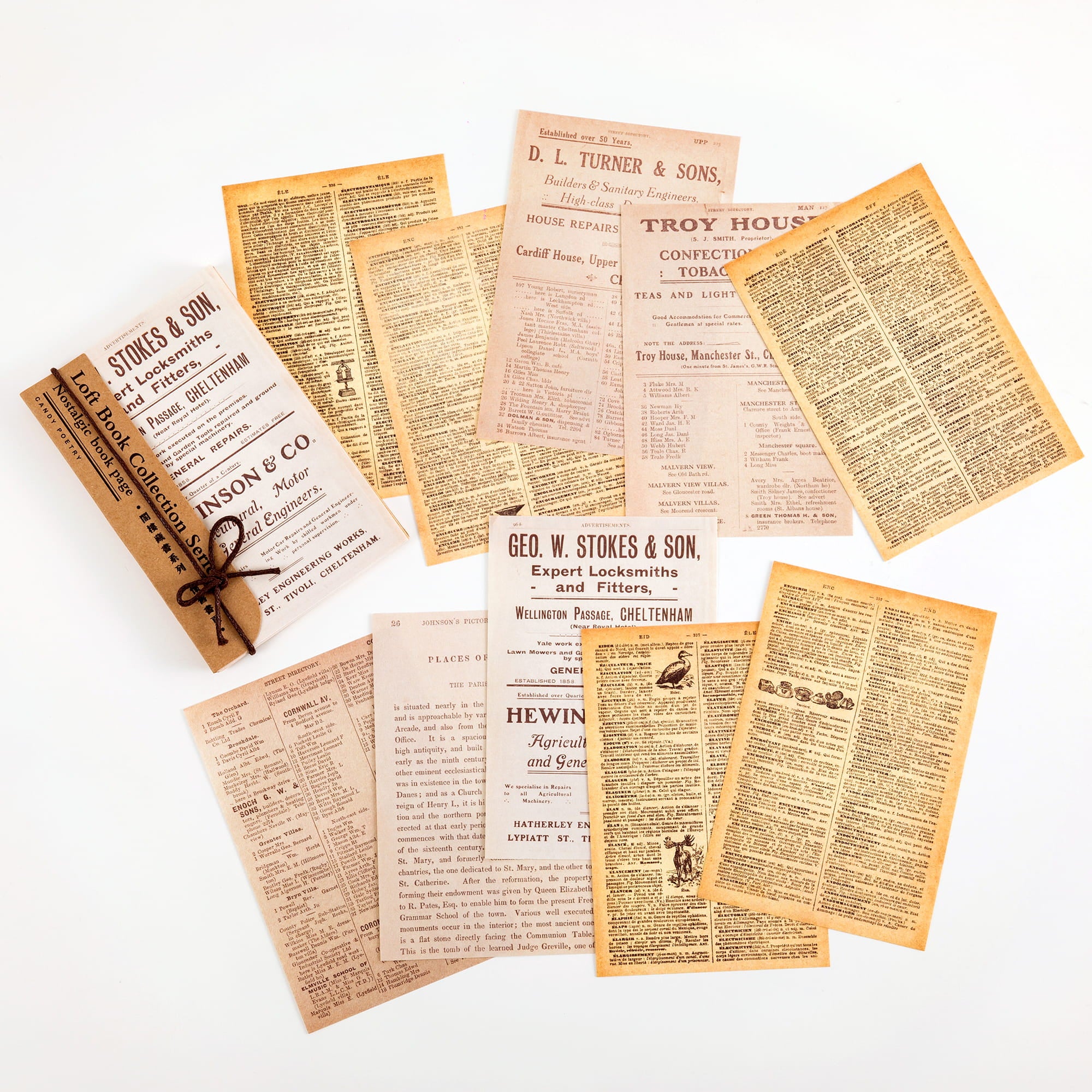 Lot de 60 livres en papier vintage 