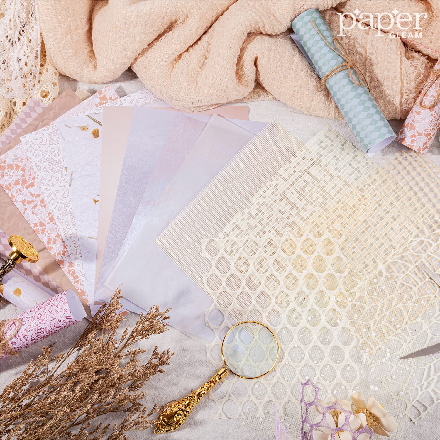 15-teiliges Paket aus verträumten Materialien