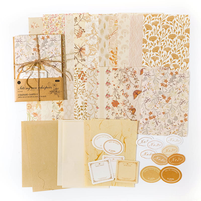 Lot de 40 autocollants multi-matériaux 