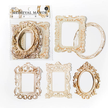 10 Pcs Relievo Style Photo Frame Deco Paper Pack