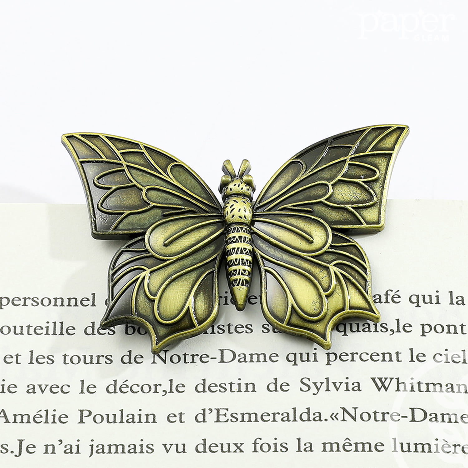 Porte-page vintage en laiton (7 styles)