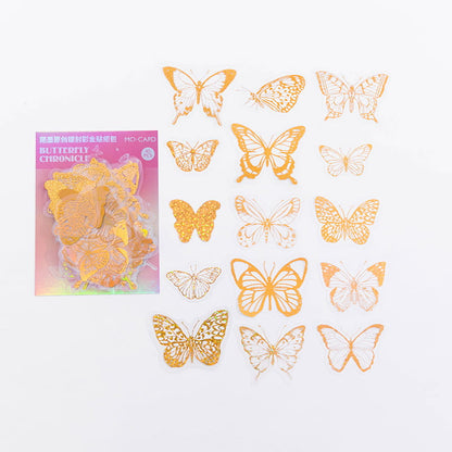 45 Pcs Golden Sticker Pack