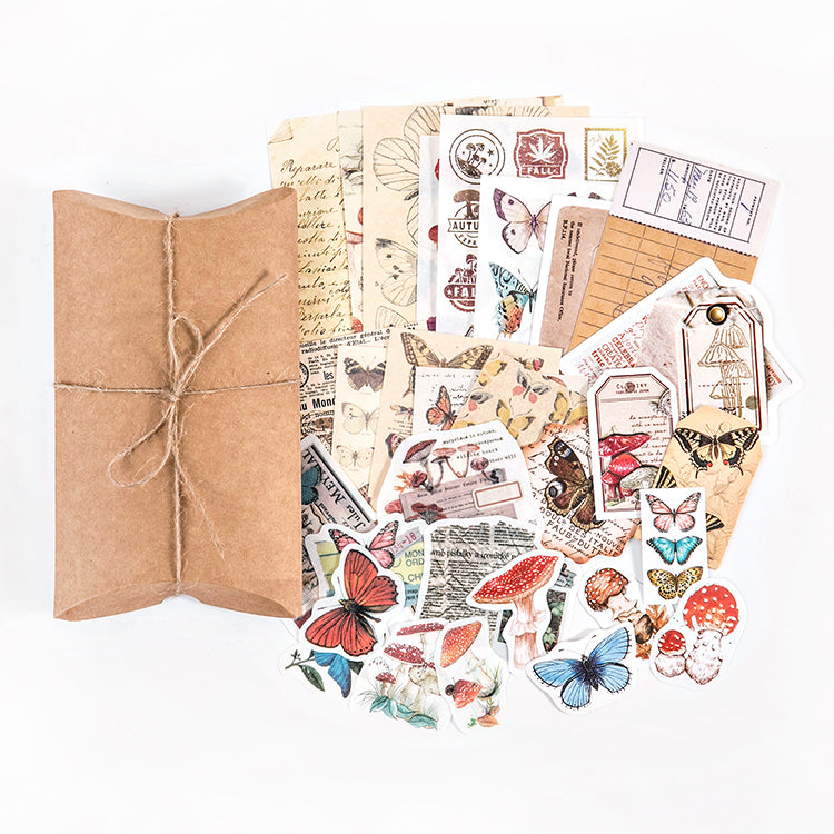 30-teiliges Retro-Materialpaket