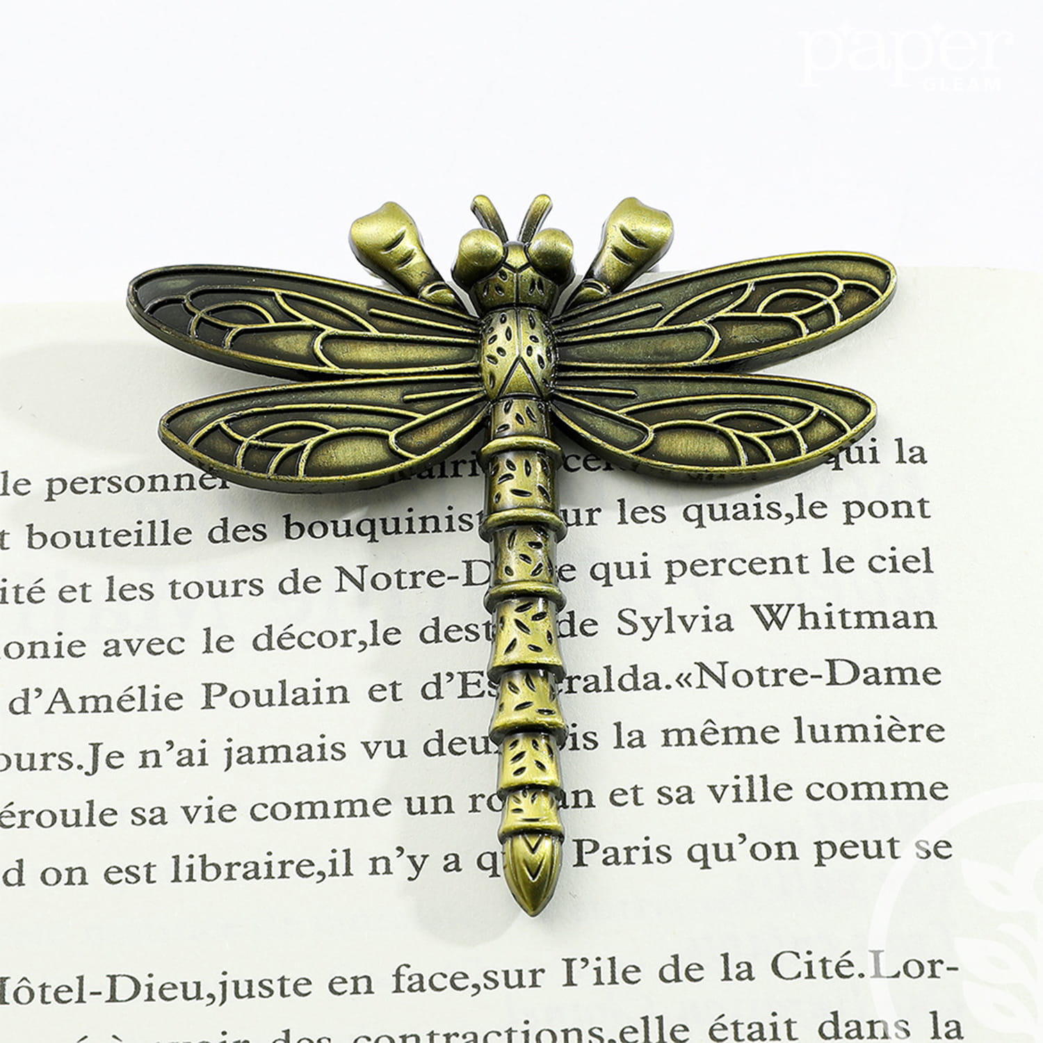 Porte-page vintage en laiton (7 styles)