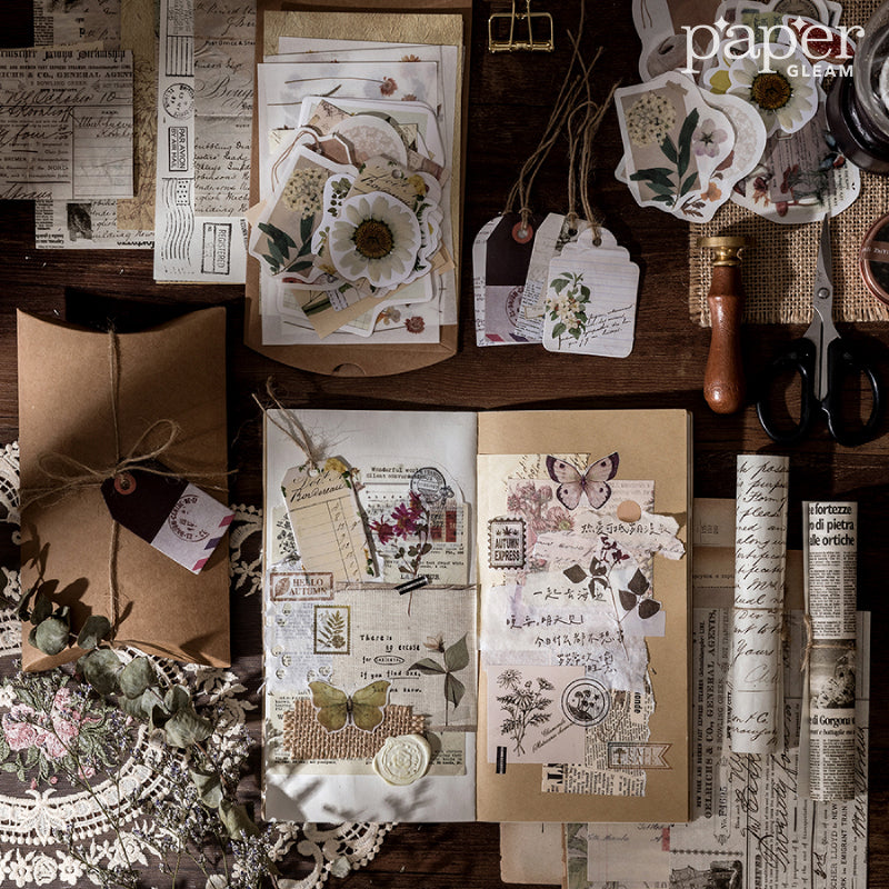 30-teiliges Retro-Materialpaket