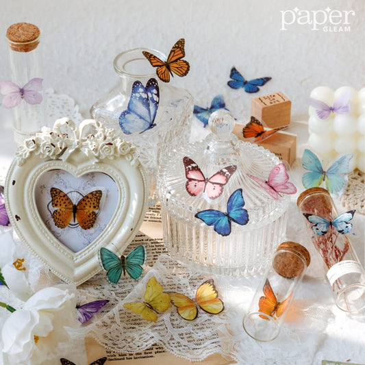 40 Pcs PET Butterflies Sticker Pack