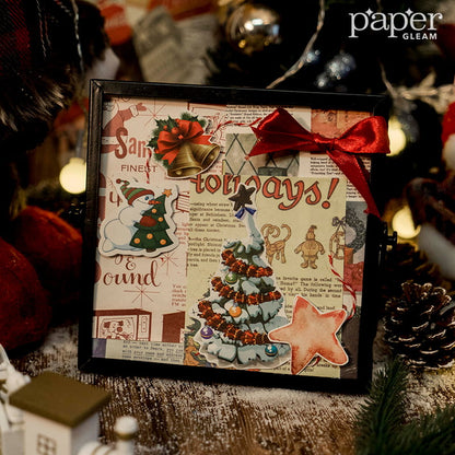 50 Pcs Christmas Theme Material Paper Pack