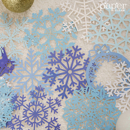 10 Pcs Hollow-out Christmas Decorative Paper Pack