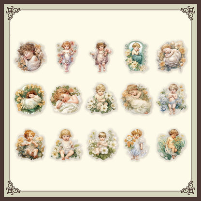 30 Pcs Fairy Maiden Series PET Sticker Pack