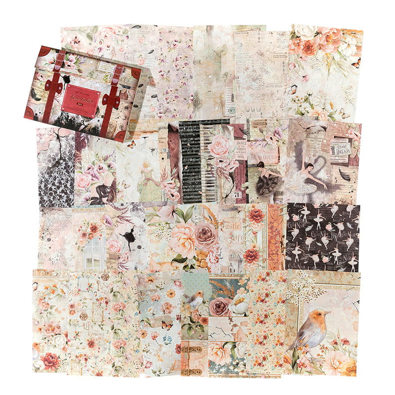 60-teiliges Deko-Materialpaket der Dream Glaze-Serie