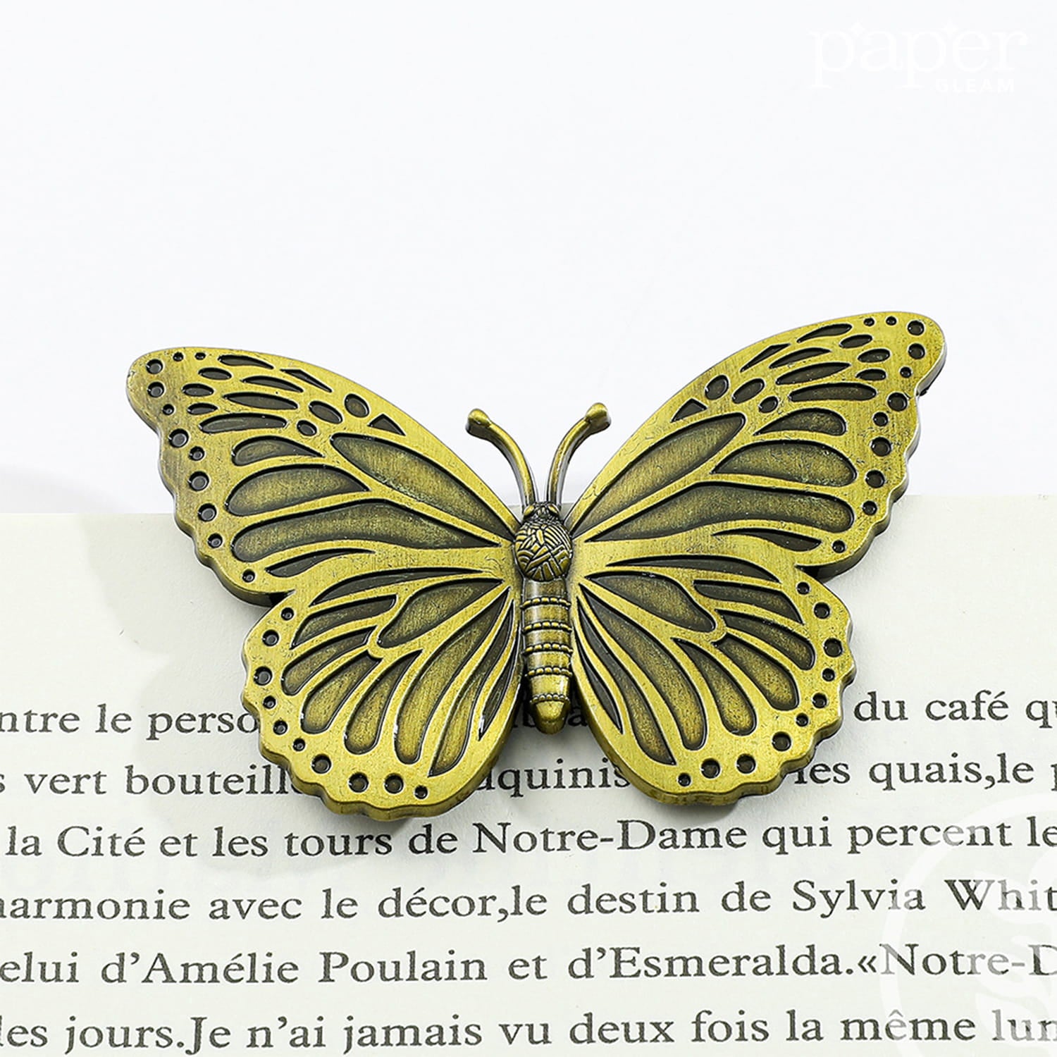 Porte-page vintage en laiton (7 styles)