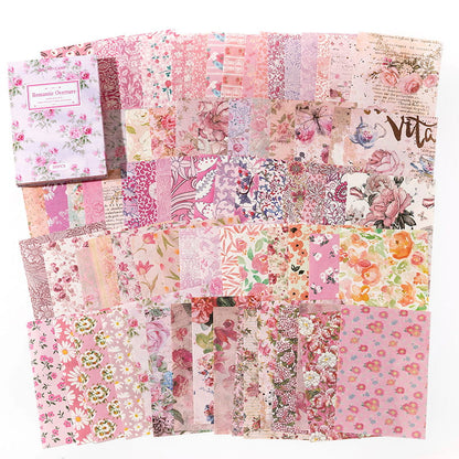 100 Pcs Nature Series Deco Material Paper Book