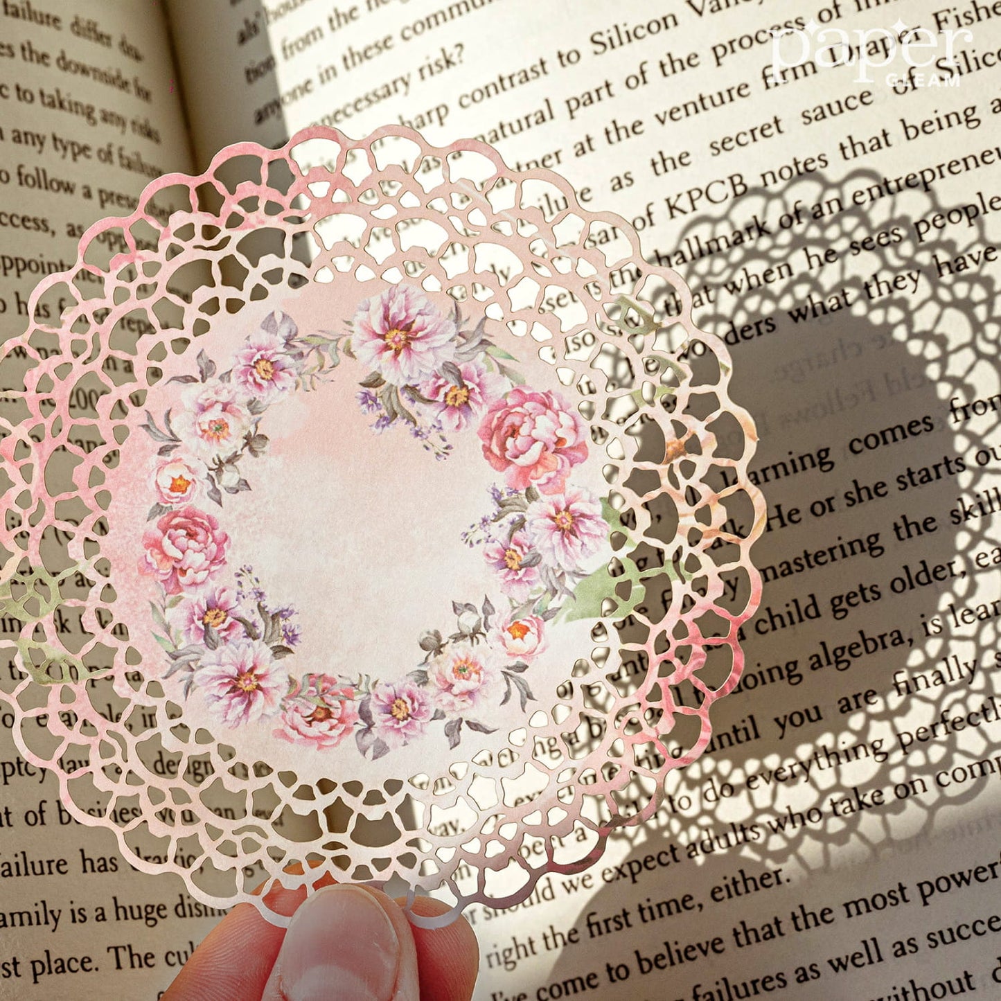 10 Pcs Hollow-out Vintage Lace Deco Paper