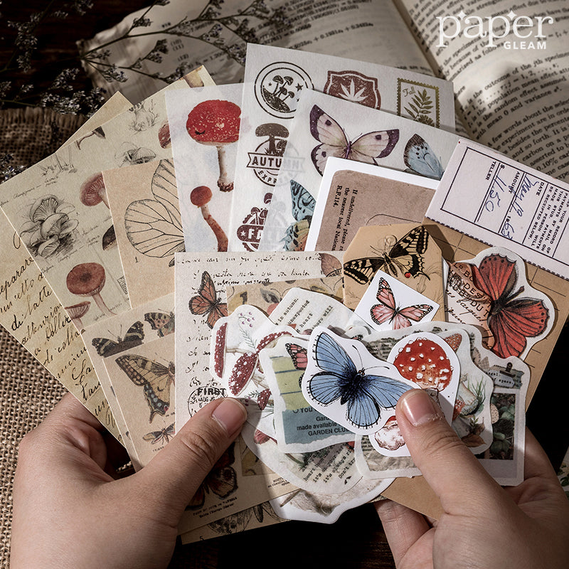 30-teiliges Retro-Materialpaket