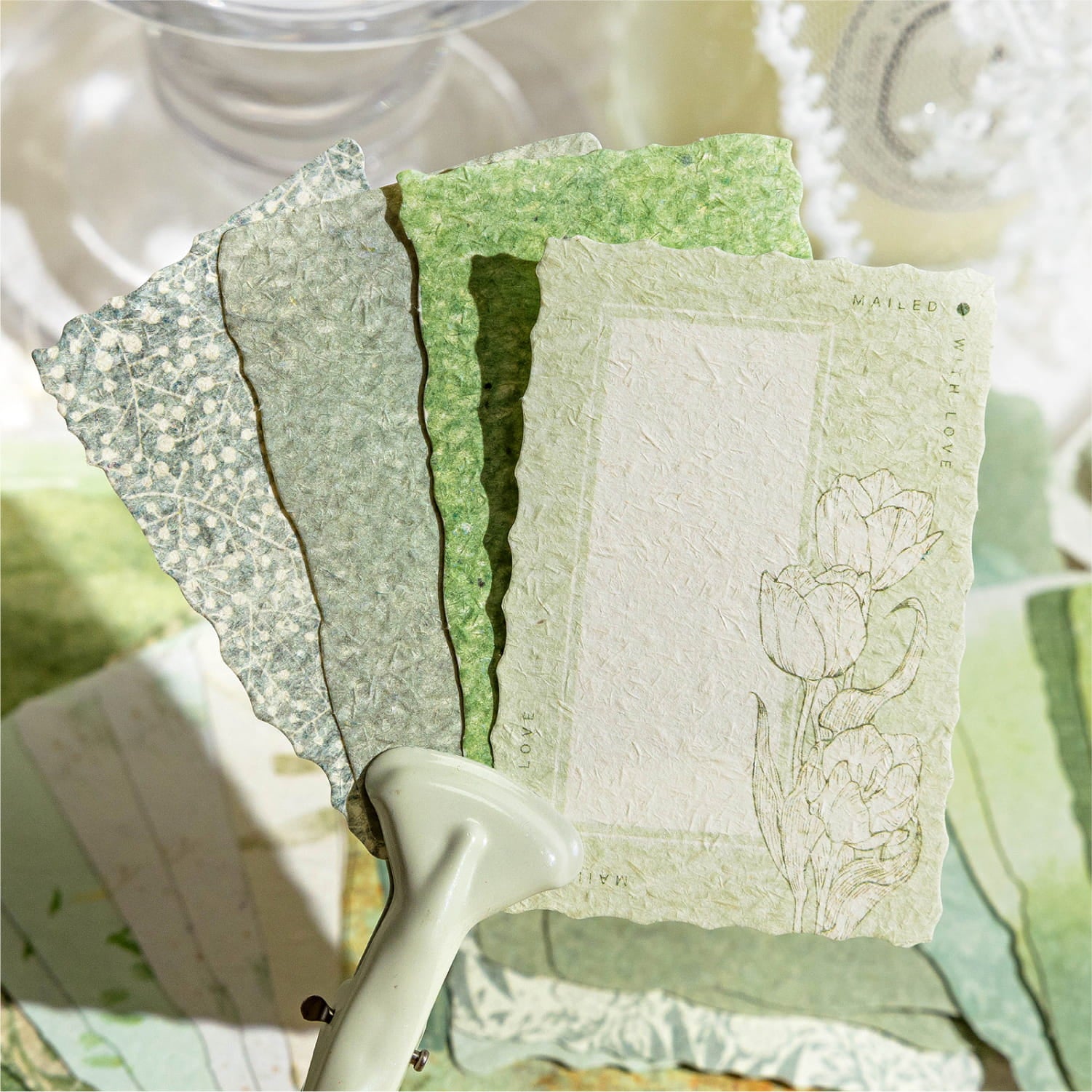 100 PCS Decorative Scrapbooking Paper Pack