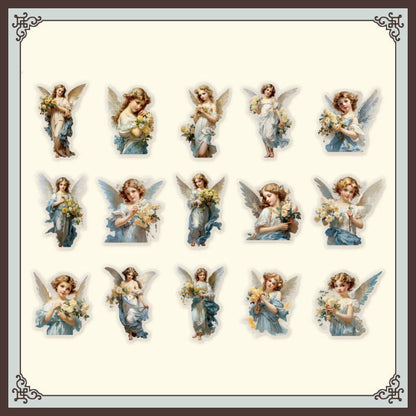 30 Pcs Fairy Maiden Series PET Sticker Pack