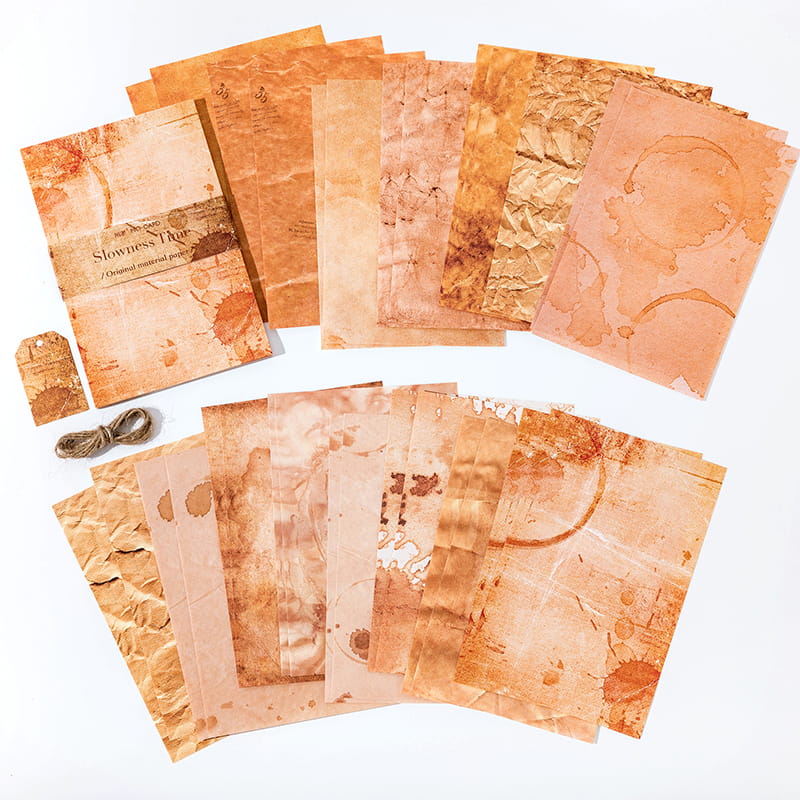 30 Stück River Flow Series Materialpapierpaket 