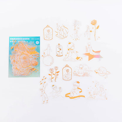 45 Pcs Golden Sticker Pack