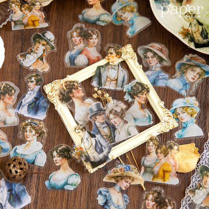 30 Pcs Classical Manor Ladies&Gentleman Sticker Pack