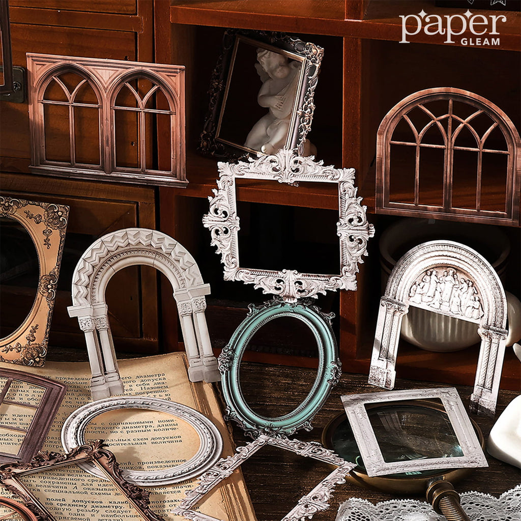 Lot de 15 bordures décoratives vintage en relief