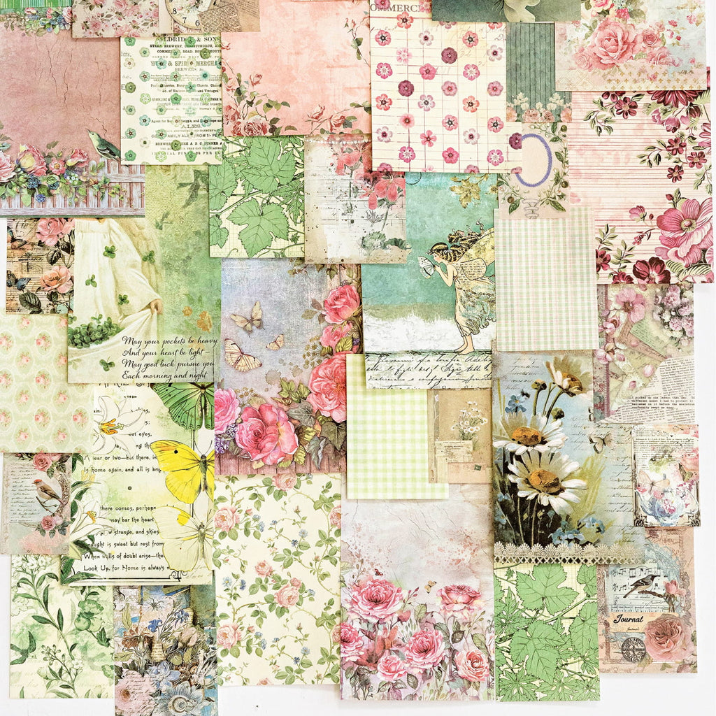 100 PCS Vintage Rustic Manor Series Material Pack