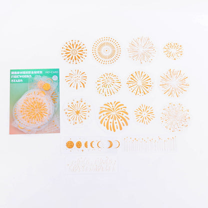 45 Pcs Golden Sticker Pack