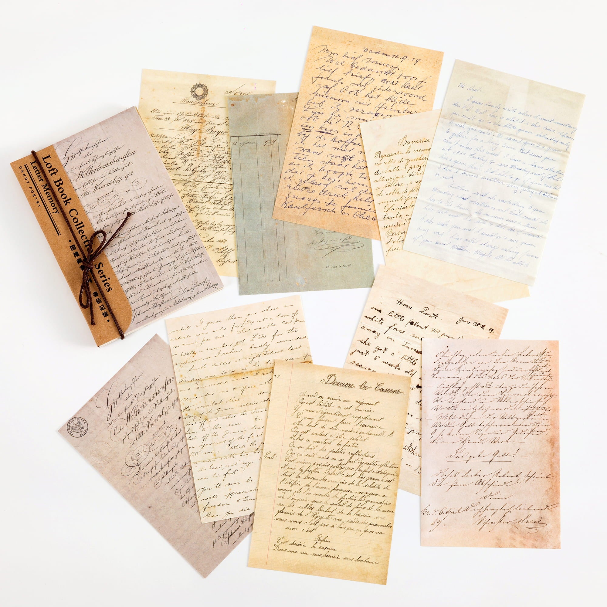 Lot de 60 livres en papier vintage 